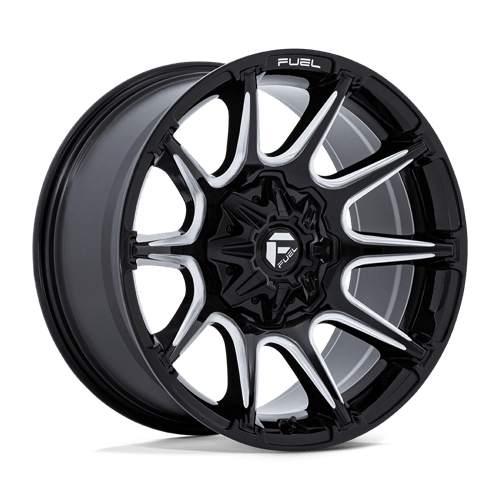 20x10 Fuel Off-Road FC880 SUPER C Gloss Black Milled Wheel 8x180 ET-18 CB124.2