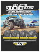 Mickey Thompson Baja Boss AT Tire LT325/50R22 127Q BSW F 3255022 325 50 22