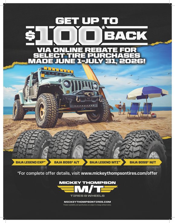 Mickey Thompson Baja Boss AT Tire LT325/50R22 127Q BSW F 3255022 325 50 22