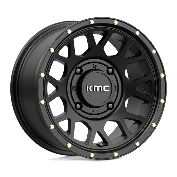 14X7 KMC ATV KS135 Grenade Satin Black 4X156 ET10 wheel/rim