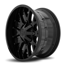 20x10 Hardrock Affliction Gloss Black 5x127/139.7 ET-19 wheel/rim