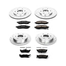 PowerStop Z23 Daily Driver Carbon-Fiber Ceramic Brake Pad and Drilled & Slotted