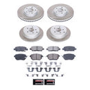 PowerStop Semi-Coated Rotor and Low-Dust Ceramic Brake Pad Kit