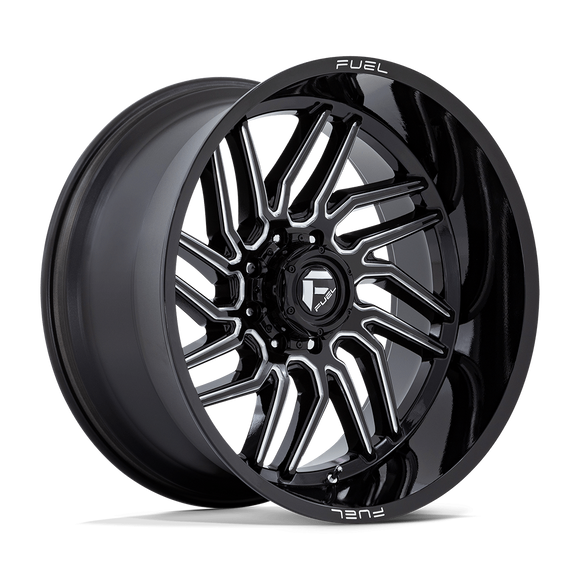 24x12 Fuel Off-Road D807 Hurricane Black 8x165.1 ET-44 CB125.1 Wheel Rim