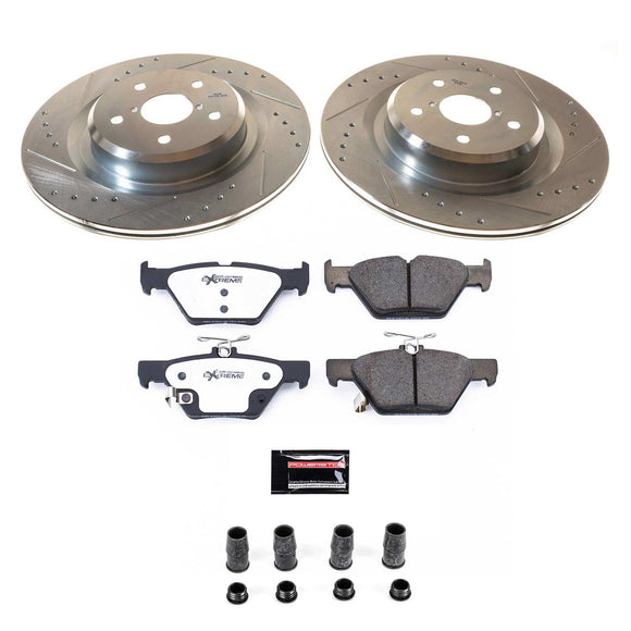 PowerStop Z26 Street Performance Ceramic Brake Pad and Drilled & Slotted Rotor K
