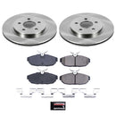 PowerStop OE Stock Replacement Low-Dust Ceramic Brake Pad and Rotor Kit