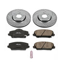 PowerStop Z23 Daily Driver Carbon-Fiber Ceramic Brake Pad and Drilled & Slotted
