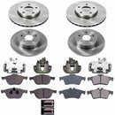 PowerStop OE Stock Replacement Low-Dust Ceramic Brake Pad, Rotor and Caliper Kit