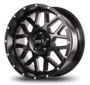 20x9 Mudder Trucker MT859 Mutiny Satin Black 5x127 5x5 ET0 Wheel Rim-4