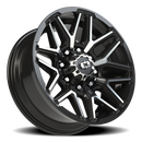 20X9 Vision 305 Rekluse Gloss Black Machined Face 8x165.1 8x6.5 ET-12 CB125.2