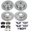 PowerStop Z23 Daily Driver Carbon-Fiber Ceramic Brake Pad and Drilled & Slotted