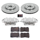 PowerStop OE Stock Replacement Low-Dust Ceramic Brake Pad, Rotor and Caliper Kit