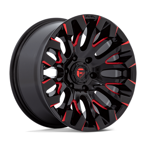 18x9 Fuel Off-Road D829 Quake Black 6x139.7 ET1 CB106.1 Wheel Rim
