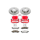 PowerStop Z26 Street Performance Ceramic Brake Pad, Drilled Slotted Rotor, and C