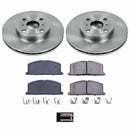 PowerStop OE Stock Replacement Low-Dust Ceramic Brake Pad and Rotor Kit