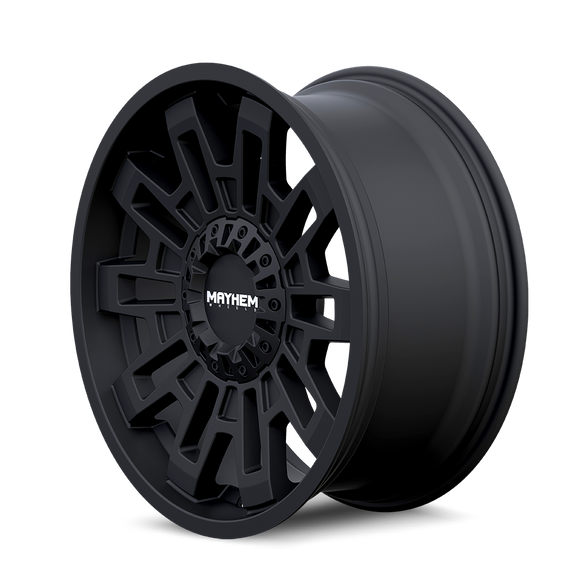 18x9 Mayhem 8113 Cortex Matte Black 6x135 6x139.7 6x5.5 ET0 Wheel Rim