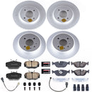 PowerStop Genuine Geomet Coated Rotor and Carbon-Fiber Ceramic Brake Pad Kit