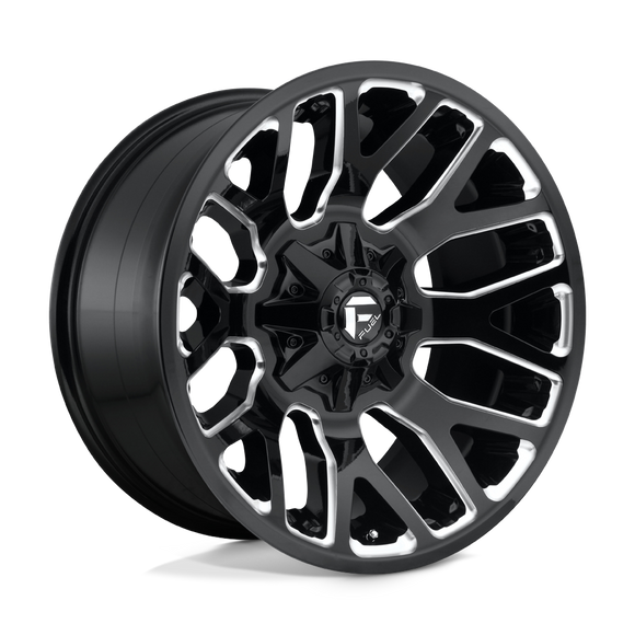 20x9 Fuel Off-Road D623 Warrior Gloss Black Milled 6x135 ET20 CB106.1 Wheel Rim