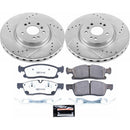 PowerStop Z36 Carbon-Fiber Ceramic Brake Pad with Drilled and Slotted Rotor Kit