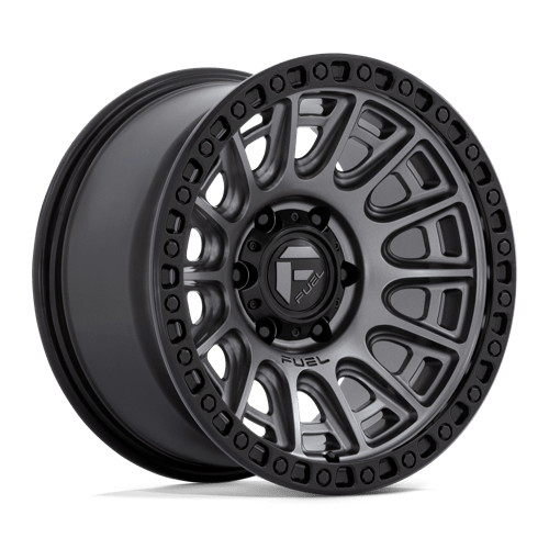 17x9 Fuel Off-Road D835 Cycle Matte Gunmetal with Black Ring 5x127 ET1 Wheel