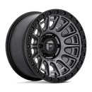 17x9 Fuel Off-Road D835 Cycle Matte Gunmetal with Black Ring 5x127 ET1 Wheel