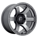 17X9 Fuel D767 RUSH Matte Gun Metal 6X139.7 ET1 wheel/rim
