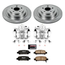 PowerStop OE Stock Replacement Low-Dust Ceramic Brake Pad, Rotor and Caliper Kit