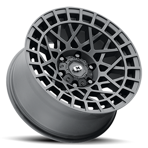 17x8.5 Vision 349 Savage Satin Black 5x5 (5x127) ET-24 wheel/rim