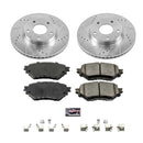 PowerStop Z23 Daily Driver Carbon-Fiber Ceramic Brake Pad and Drilled & Slotted