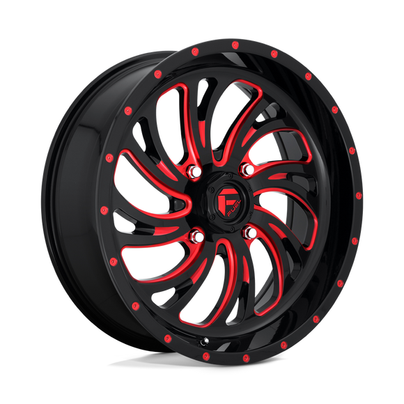 20X7 Fuel UTV D642 KOMPRESSOR Gloss Black-RTTC 4X137 ET13 wheel/rim