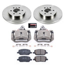 PowerStop OE Stock Replacement Low-Dust Ceramic Brake Pad, Rotor and Caliper Kit
