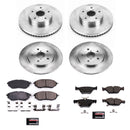 PowerStop OE Stock Replacement Low-Dust Ceramic Brake Pad and Rotor Kit