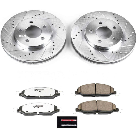 PowerStop Z26 Street Performance Ceramic Brake Pad and Drilled & Slotted Rotor K