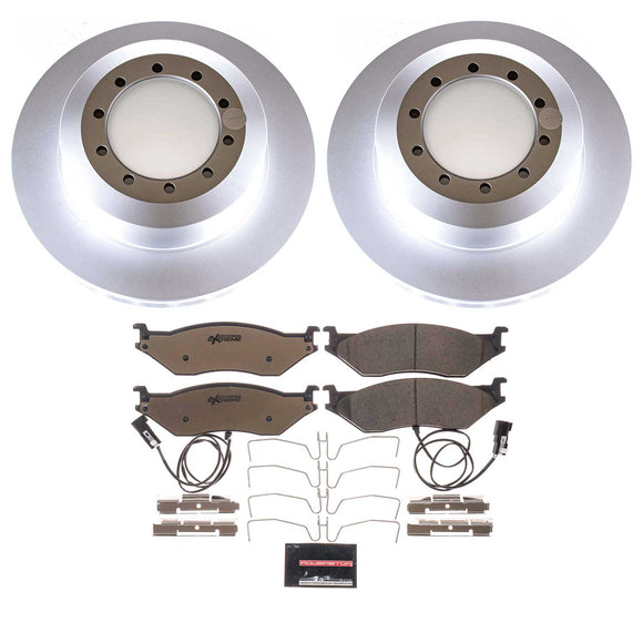 Z36 Truck & Tow Premium Carbon-Fiber Ceramic Brake Pad and Fully Coated Rotor Ki