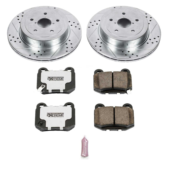 PowerStop Z26 Street Performance Ceramic Brake Pad and Drilled & Slotted Rotor K