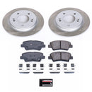 PowerStop Semi-Coated Rotor and Low-Dust Ceramic Brake Pad Kit