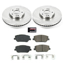 PowerStop OE Stock Replacement Low-Dust Ceramic Brake Pad and Rotor Kit