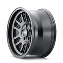 17x9 Dirty Life Canyon Matte Black 6x139.7 ET-12 CB106 Wheel Rim