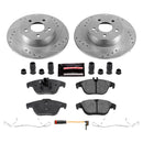 PowerStop Z23 Daily Driver Carbon-Fiber Ceramic Brake Pad and Drilled & Slotted