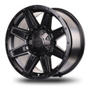 18x9 Mudder Trucker MT404 Deviant Black 5x127 5x5 5x135 ET12 Wheel Rim