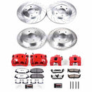 PowerStop Z36 Truck and SUV Ceramic Brake Pad, Drilled & Slotted Rotor, and Cali