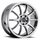 16x7 Vision 425 Bane Chrome 5x112 5x114.3 5x4.5 ET38 Wheel Rim-2