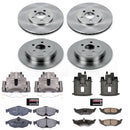 PowerStop OE Stock Replacement Low-Dust Ceramic Brake Pad, Rotor and Caliper Kit