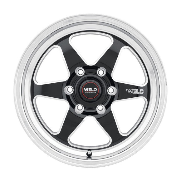 20x7 WELD Performance Ventura Six Drag Black Mill 6x139.7 6x5.5 ET13 Wheel