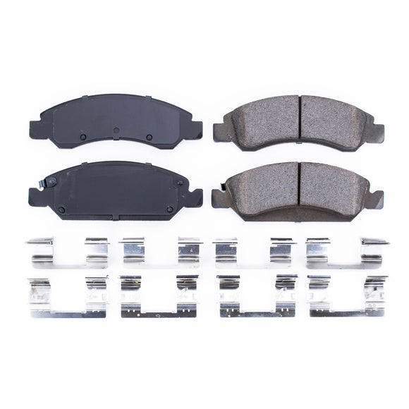 PowerStop Z17 Evolution Ceramic Brake Pads With Hardware