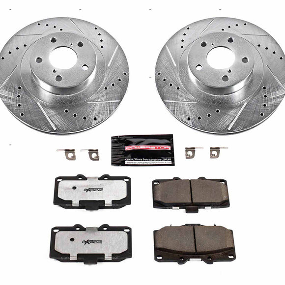 PowerStop Z26 Street Performance Ceramic Brake Pad and Drilled & Slotted Rotor K