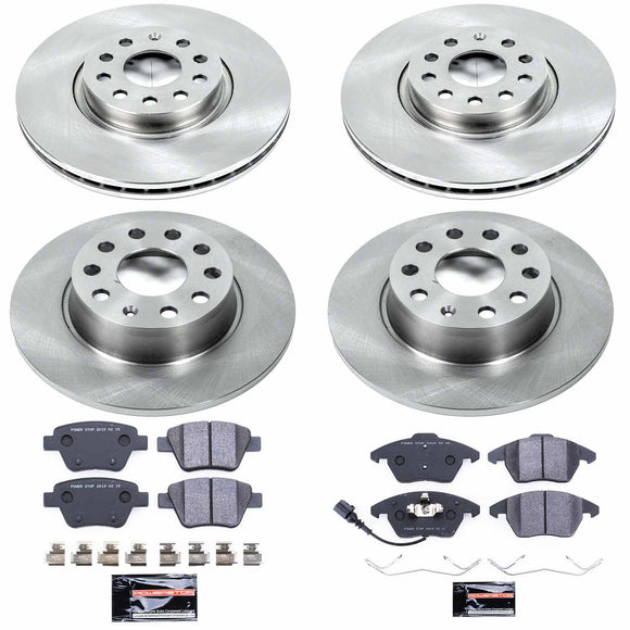 PowerStop Track Day Spec High-Performance Brake Pad and Rotor Kit