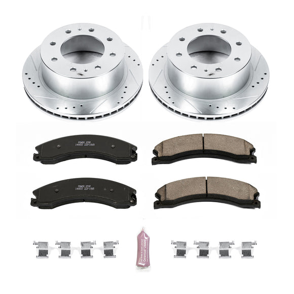 PowerStop Z23 Daily Driver Carbon-Fiber Ceramic Brake Pad and Drilled & Slotted
