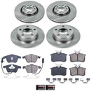 PowerStop OE Stock Replacement Low-Dust Ceramic Brake Pad and Rotor Kit
