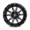 20x10 Fuel Off-Road D627 Vandal Gloss Black Milled 5x139.7 ET-18 CB110.1 Wheel